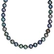 .925 Silver & Gray Pearl Necklace- 16"