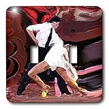Dance - Dancing - Light Switch Covers - double toggle switch
