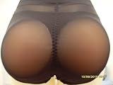 Silicone Padded Panties Brief Underwear Power Shapewear SIZE S BLACK