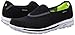 Skechers Performance Women's Go Walk Impress Memory Foam Slip-On Walking Shoe, Black/White, 7 M US