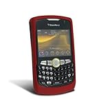 BlackBerry 8350I Skin Cover Case (Dark Red)