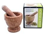 RSVP Classic Kitchen Basics Red Marble Mortar & Pestle