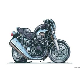 YAMAHA V MAX KOOLART IMAGE ceramic mug 1375
