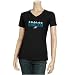 Philadelphia Eagle Tee Shirts : Reebok Philadelphia Eagle Ladies Black Her Cheer V-neck Tee Shirts
