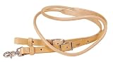 TORY LEATHER Single Ply Harness Leather Roping Reins