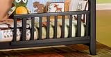 Child Craft Brook Bridge Toddler Guard Rail For Stationary Crib, Dark Alder ....
