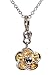 Yellow Sapphire and Diamond Pendant Necklace, 18k White Gold, 18 Chain (T.w 040)