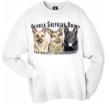 German Shepherd dog Vice Versa Adult Sweatshirt