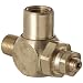 Parker 032510125 3251 Series Brass Right Angle Flow Control Valves, 1/8" NPT Male x Female, 125 psi