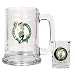 Boston Celtics NBA Boilermaker Set Glass Shot