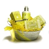 L'Epi de Provence French Soap - Hand Cream - Body Cream Gift Basket - Grapefruit