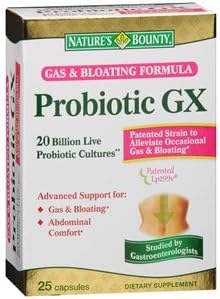 Probiotic GX Gas &amp; Bloating Formula Capsules 25 ea