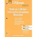 2009 holt elements of language think as a writer course one