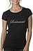 Bridesmaid Rhinestone Longer Length Womens T-Shirt