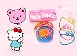 Magic Bandz Hello Kitty : Lot de trois paquets de 12 bracelets forme Hello Kitty (36 bracelets au total)