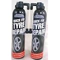 Carpride Quick Fix Tyre repair x 2 Tins-300ml.