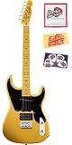 Fender Pawn Shop Series \'51 Electric Guitar Bundle with Strings, Pick Card, and Polishing Cloth - Maple Neck, Blonde