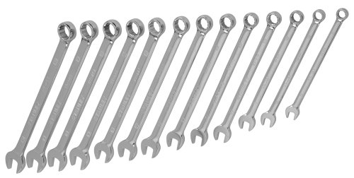 Stanley 87-245 13 Piece Full Polish Professional Grade Metric Long Combination Wrench Set On Sale