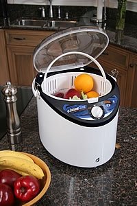 Vesture CUISINECLEANBL-WH Cuisine Clean Manual Food Purifying System - Black & White
