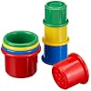 LEARN & FUN 55002 - Baby-Stapelpyramide, rund, 8teilig