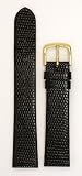 Men's Lizard Grain Watchband Brown 19mm Watch Band