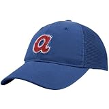 Atlanta Braves Royal Blue Cooperstown D-Belt Adjustable Hat
