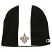 New Orleans Saints Center Stripe Knit Beanie