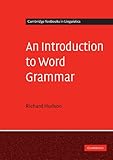 An introduction to word grammar