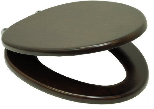 Elongated Maple SoftClose Toilet Seat Hinge Finish: Polished Chrome