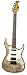 AXL Badwater SRO Electric Guitar, Crackle Brown