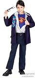 Kid's Superman Clark Kent Costume (Sz:Medium 8-10)