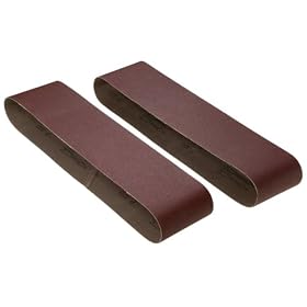 Woodstock D1251 4-Inch by 36-Inch 100 Grit Aluminum Oxide Sanding Belt, 2-Pack by Woodstock