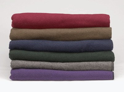 (Price/EACH)Hugger Mugger Deluxe Wool Blanket - Burgundy On Sale