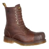 Dr. Martens Mens Hardhat 10 Eye Boot Boots by Dr. Martens