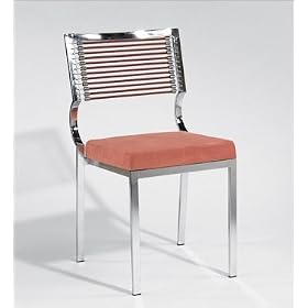 Euro Style 0-2686 Elliot Fabric Black Fabric Chrome 2 Pack by Euro Style