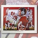 The Tom Osborne Era (1972-1989) 100 Years of Nebraska Football Print - 7 in a Series of 7