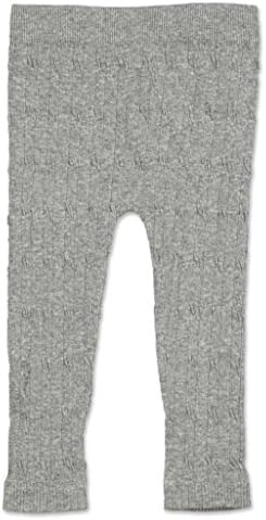 cable cotton infant leggings - light grey,6-12m