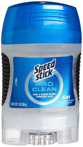 Speed Stick Deodorant Pro Clean Gel, 3.0-Ounce Packages (Pack of 6)