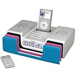 iHome iH55-SR Clock Radio for All Generations of iPod with Remote Control & 3 Interchangeable Front Panels