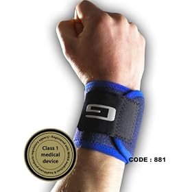 Neo G MEDICAL GRADE Wrist Strap Support, strengthens and supports wrist tendons and muscles, used for racket sports, weight lifting even typing