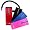 Bluenext BN8860 - Multipoint Bluetooth Headset & interchangeable covers Black, Pink, Red and Blue