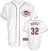 Jay Bruce Jersey: Adult 2010 Majestic Home White Replica #32 Cincinnati Reds Jersey - Small