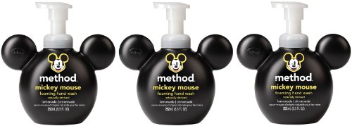 Method Mickey Mouse Foaming Hand Wash, Lemonade, 8.5oz, 3pk