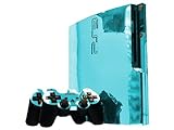 Sony PlayStation 3 Slim Skin (PS3 Slim) - NEW - SKY CHROME MIRROR system skins faceplate decal mod