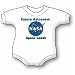 Space Cadet - Official NASA Gear - Humorous / Funny Baby Onesie