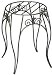 Plant Stand With Finial Black