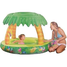 Jungle Hideaway Baby Pool, 61" x 44"