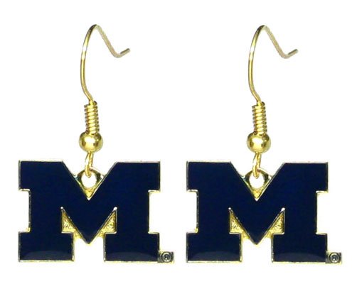 Michigan Wolverines - NCAA Team Logo Dangler Earrings