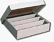 BCW Monster 4 Row Storage Box (3200 Ct.) - Corrugated Cardboard Storage Box - Baseball, Football, Basketball, Hockey, Nascar, Sportscards, Gaming & Trading Cards Collecting Supplies