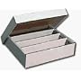 BCW Monster 4 Row Storage Box (3200 Ct.) - Corrugated Cardboard Storage Box - Baseball, Football, Basketball, Hockey, Nascar, Sportscards, Gaming & Trading Cards Collecting Supplies